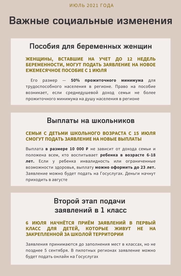 Новые Выплаты С 6 Лет
