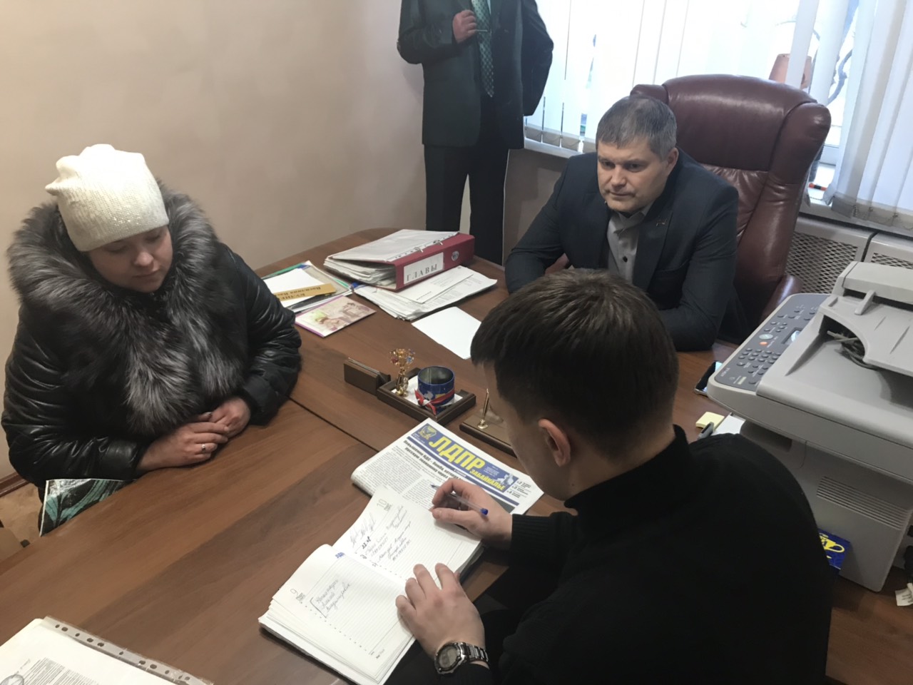 Приём граждан по личным вопросам.