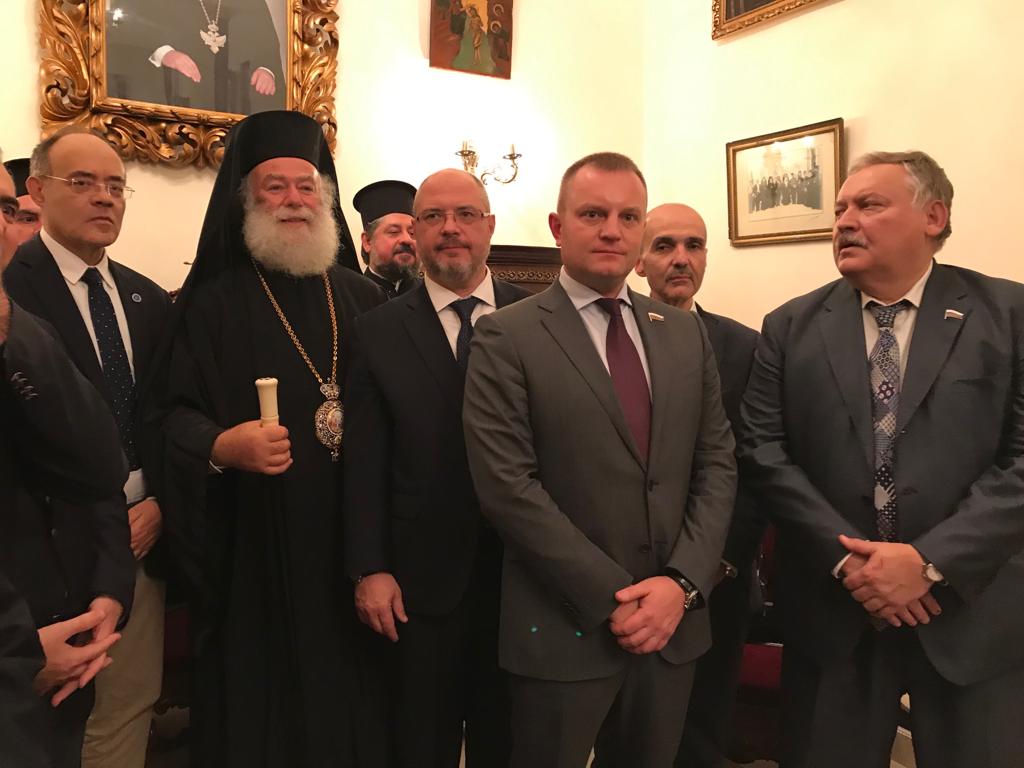 Иван Сухарев принял участие во встречи Патриарха Александрийского Феодора с президентом межпарламентской ассамблеи православия Сергеем Гавриловым