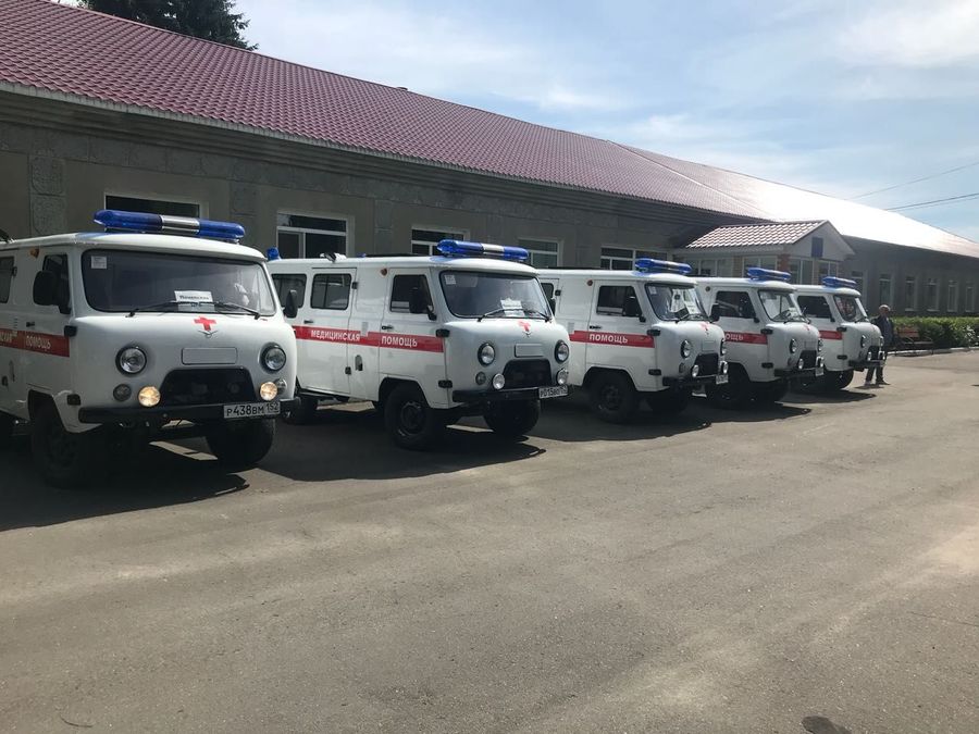 Пять районов Брянщины получили автомобили скорой помощи от Бориса Пайкина