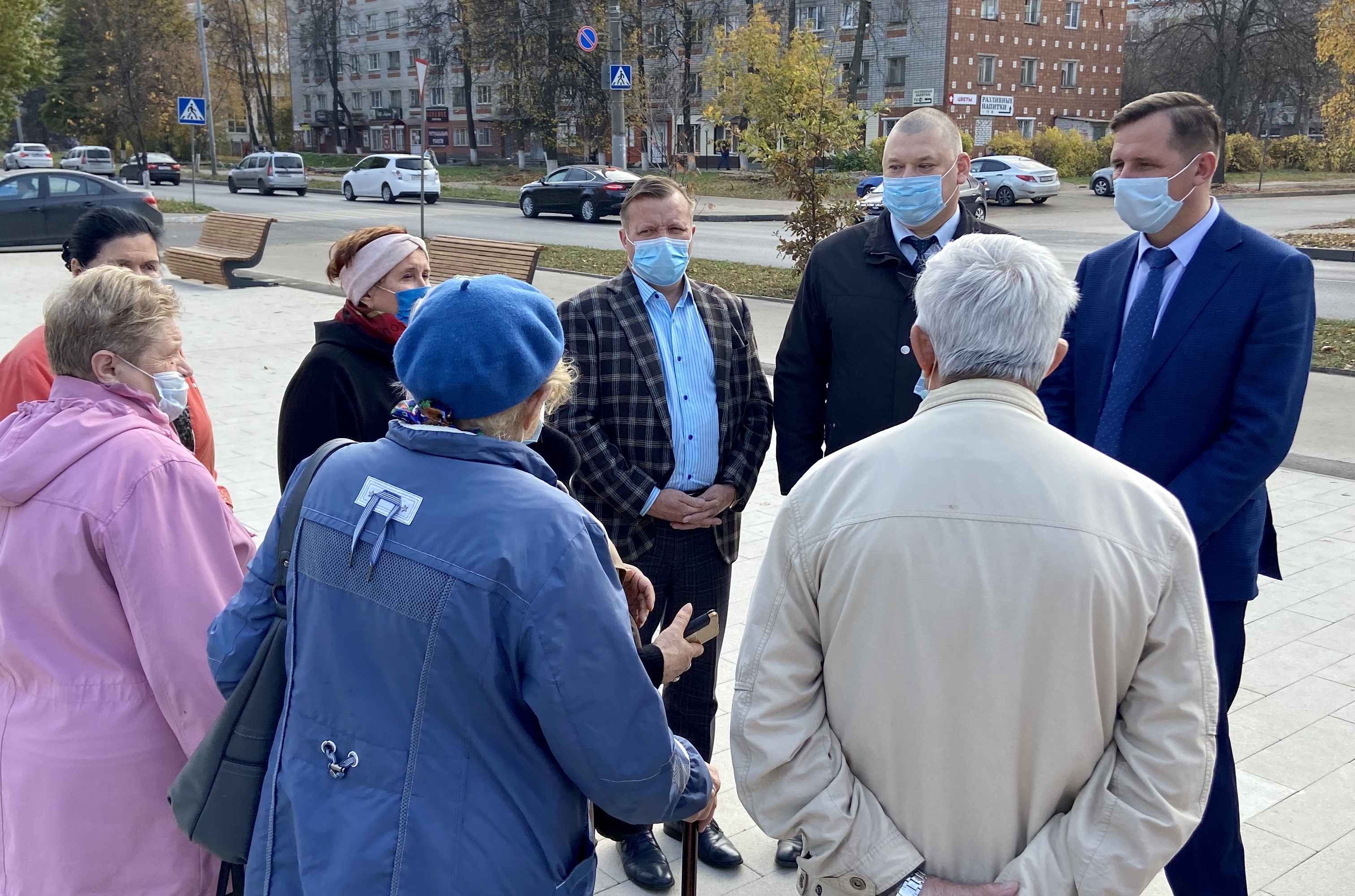 открытие территории