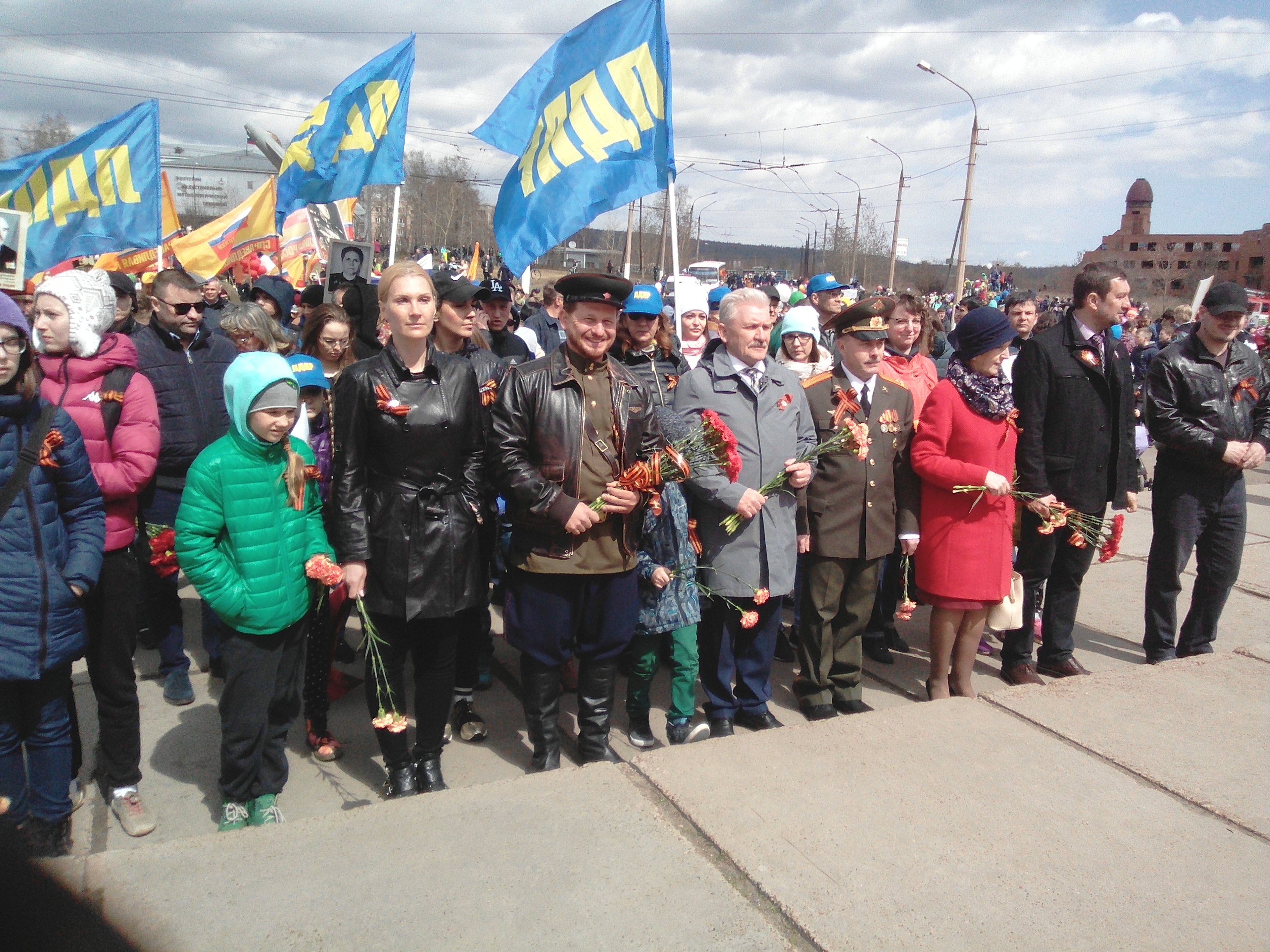 Парад Победы в Братске