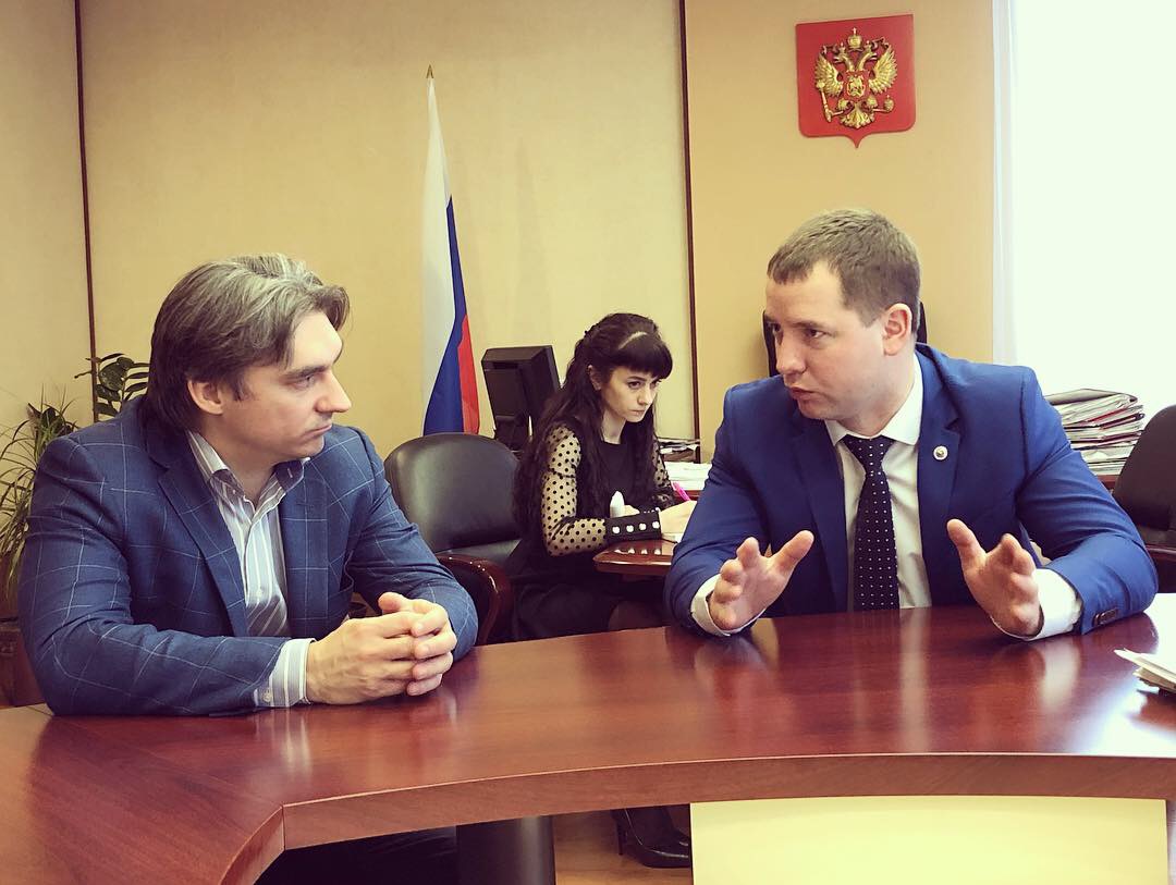 Встреча главы города Фурманов с курирующим Ивановскую область депутатом Гос. Думы Свинцовым А.Н.