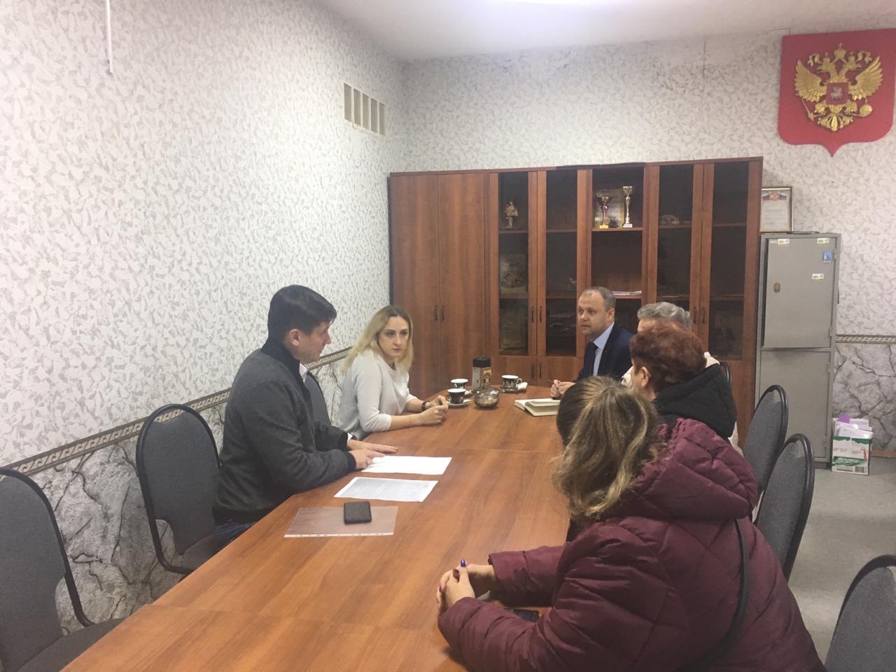 Рабочая встреча в п. Товарково!