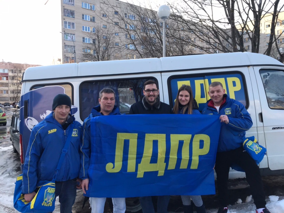 Агитационная бригада в составе автопоезда ЛДПР отработала в городе Обнинске!