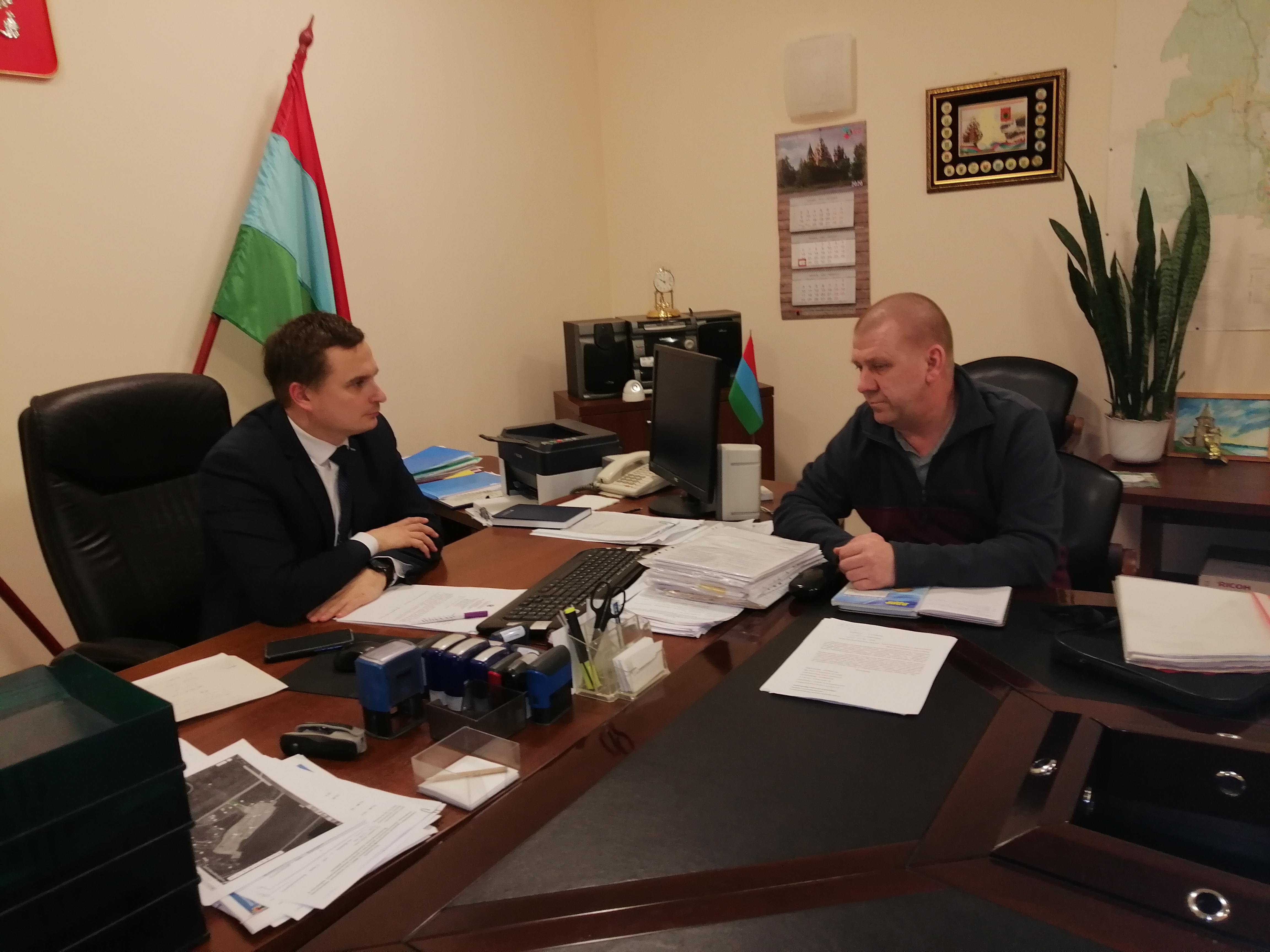Депутат ЛДПР встретился с Главой Кондопожского района