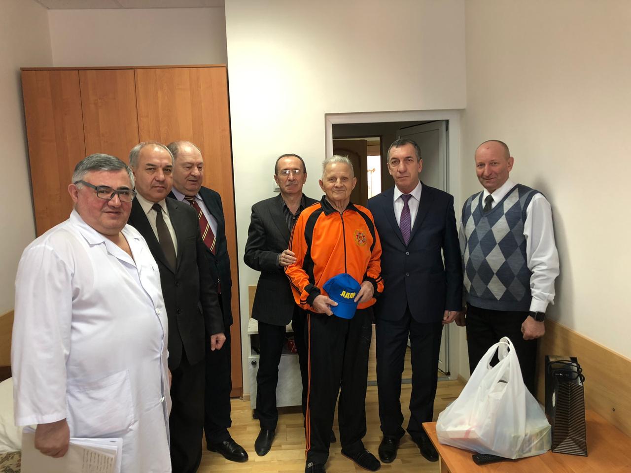 Поздравление ветерана Великой Отечественной войны