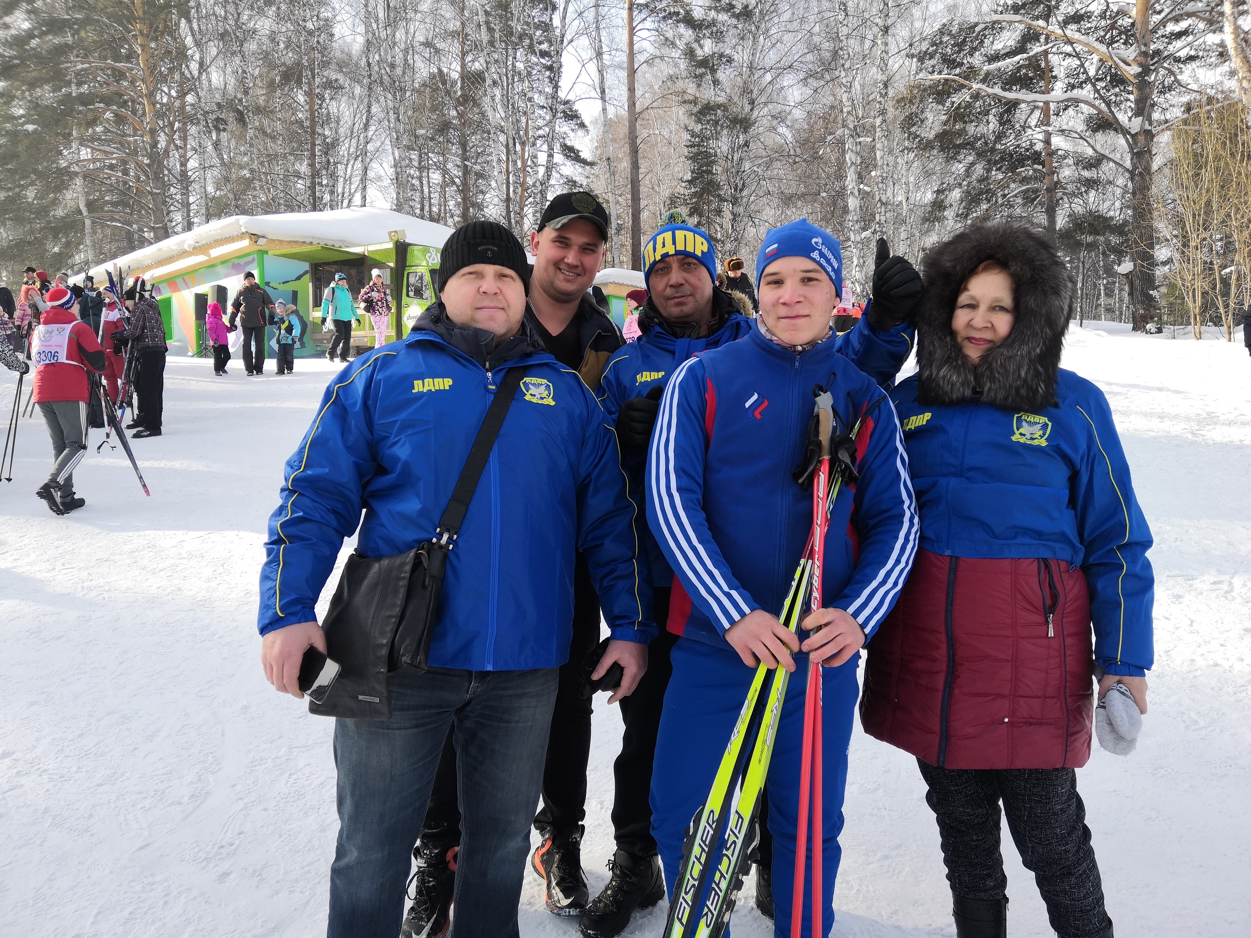 16 февраля на базе Лесная республика проходило мероприятие лыжня России 2019