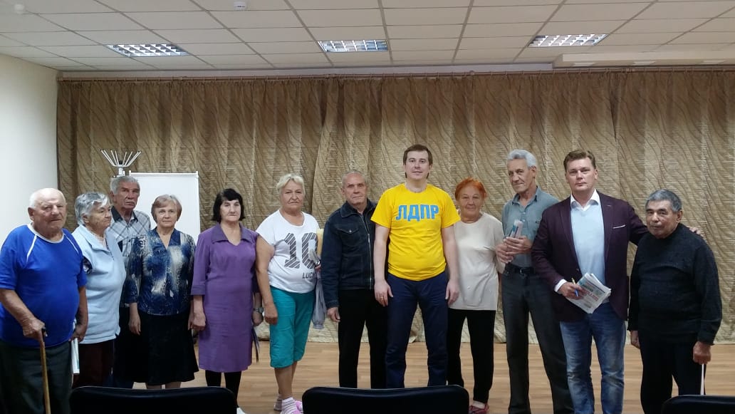 Встреча в Саяногорском пансионате ветеранов