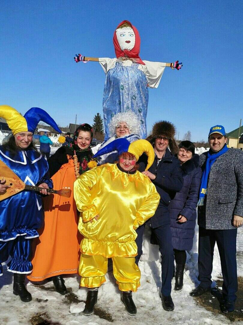 ЛДПР Зауралья "проводили зиму" и "встретили весну" вместе с жителями и гостями села