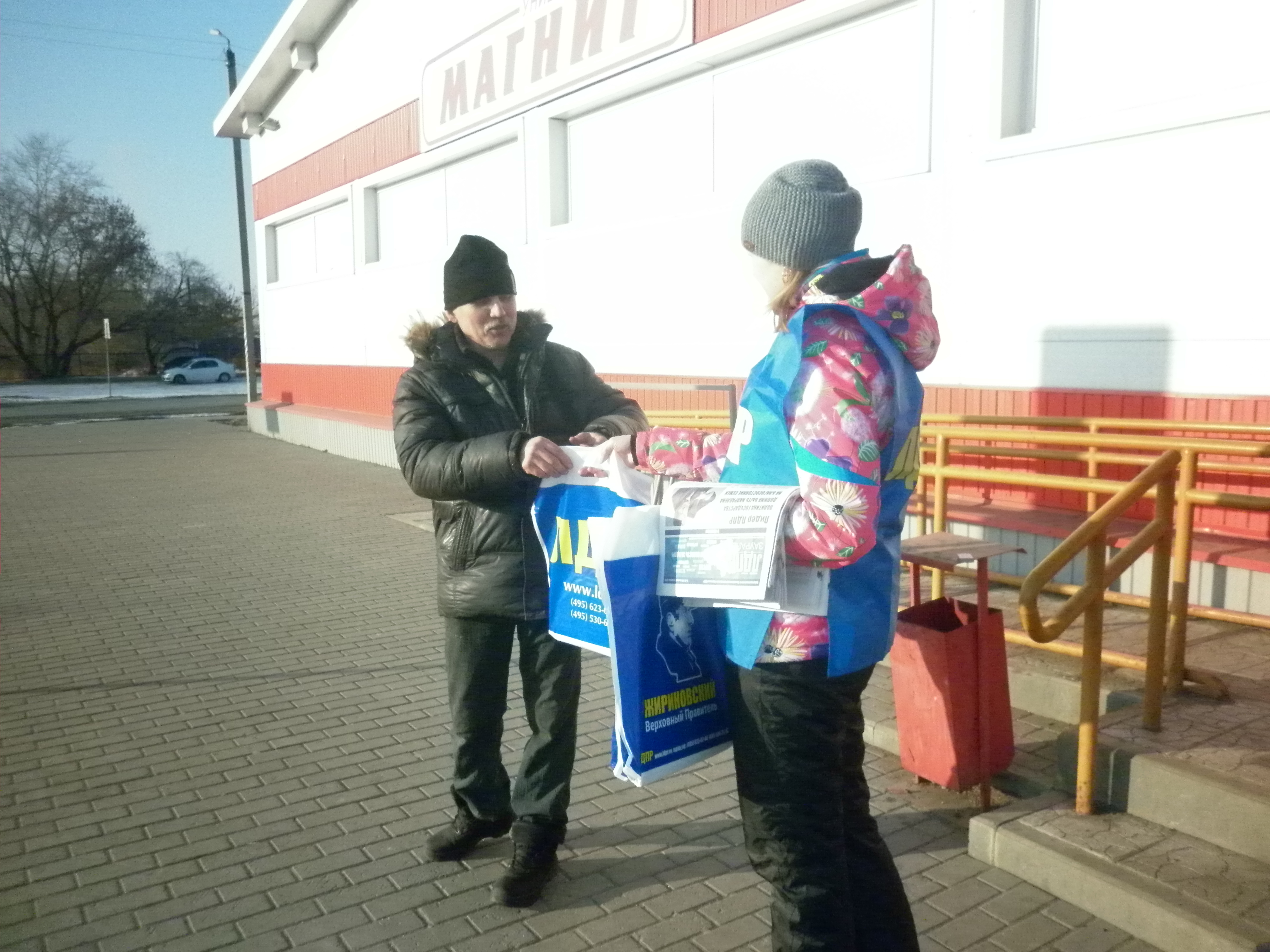 Активисты ЛДПР: население желает победы на выборах Владимиру Жириновскому