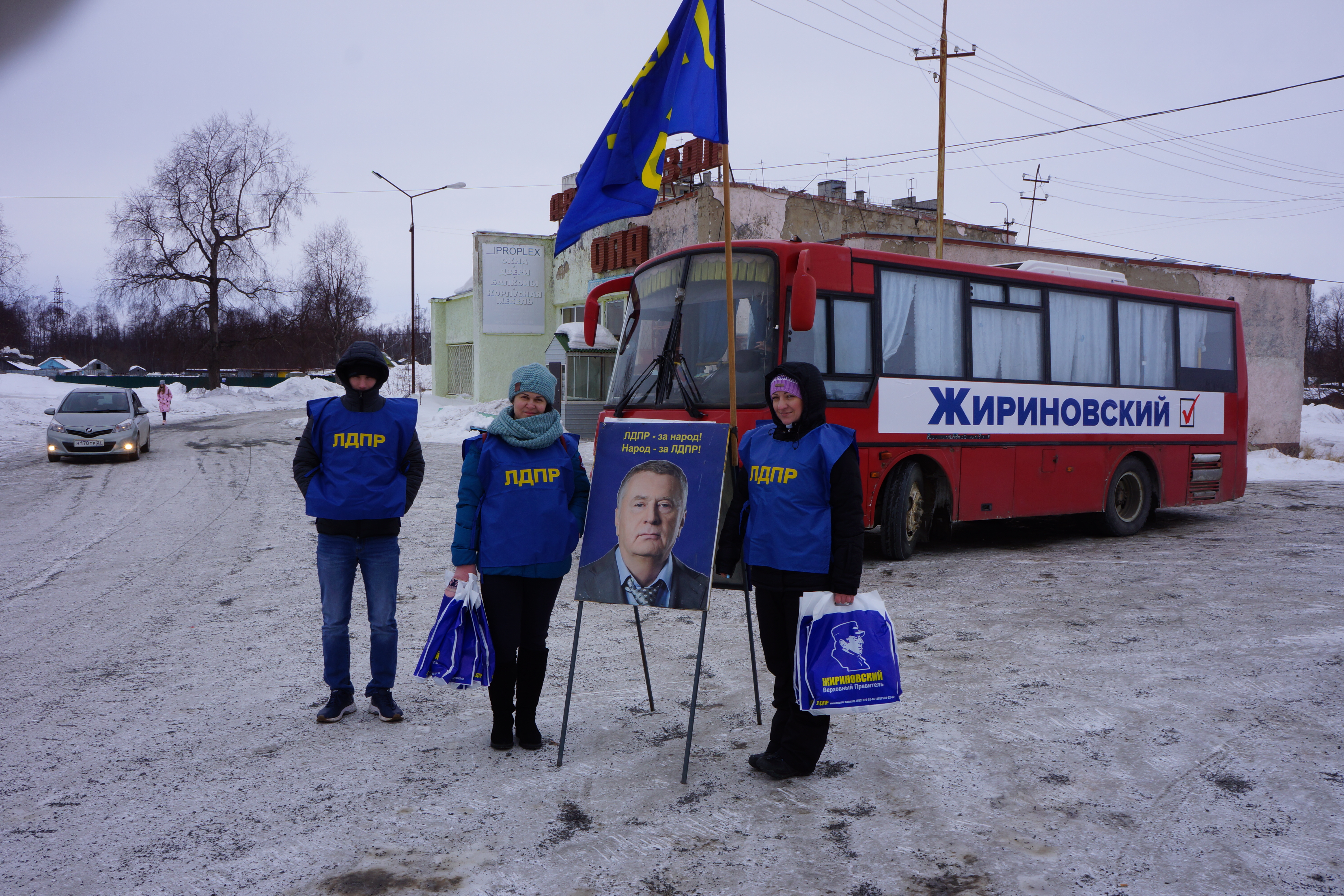 Агитпробег ЛДПР до Олы