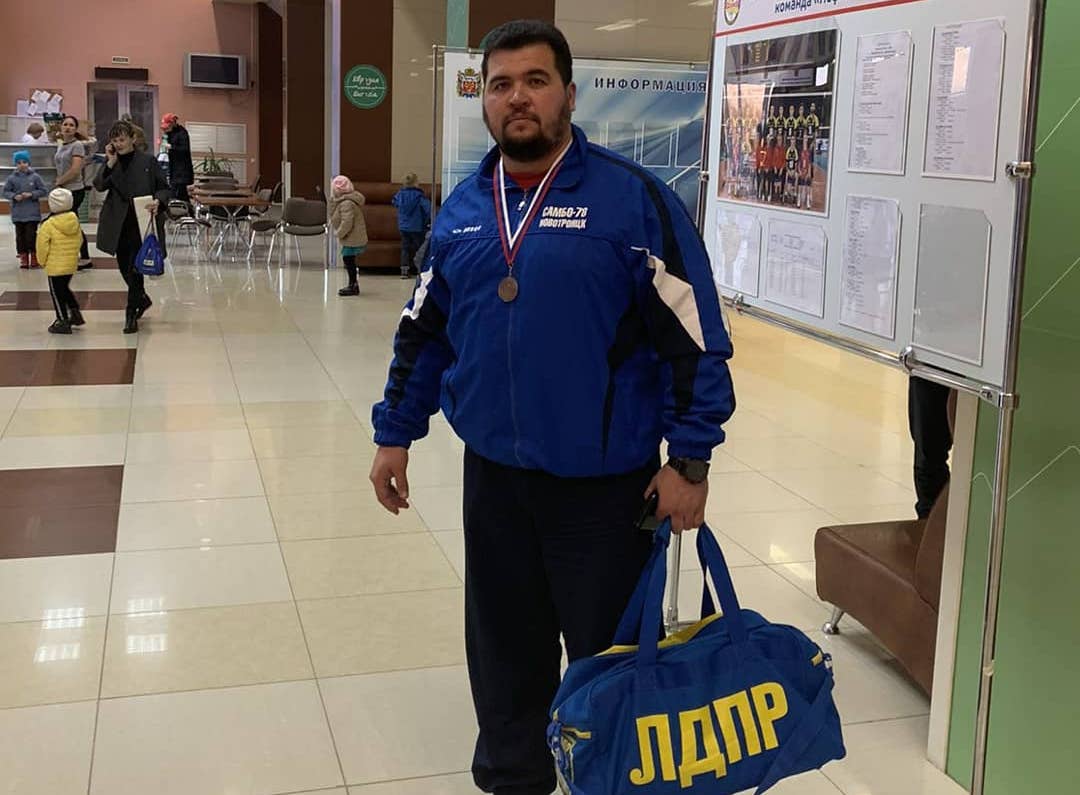 Константин Скобарин завоевал бронзовую медаль на Чемпионате области по самбо