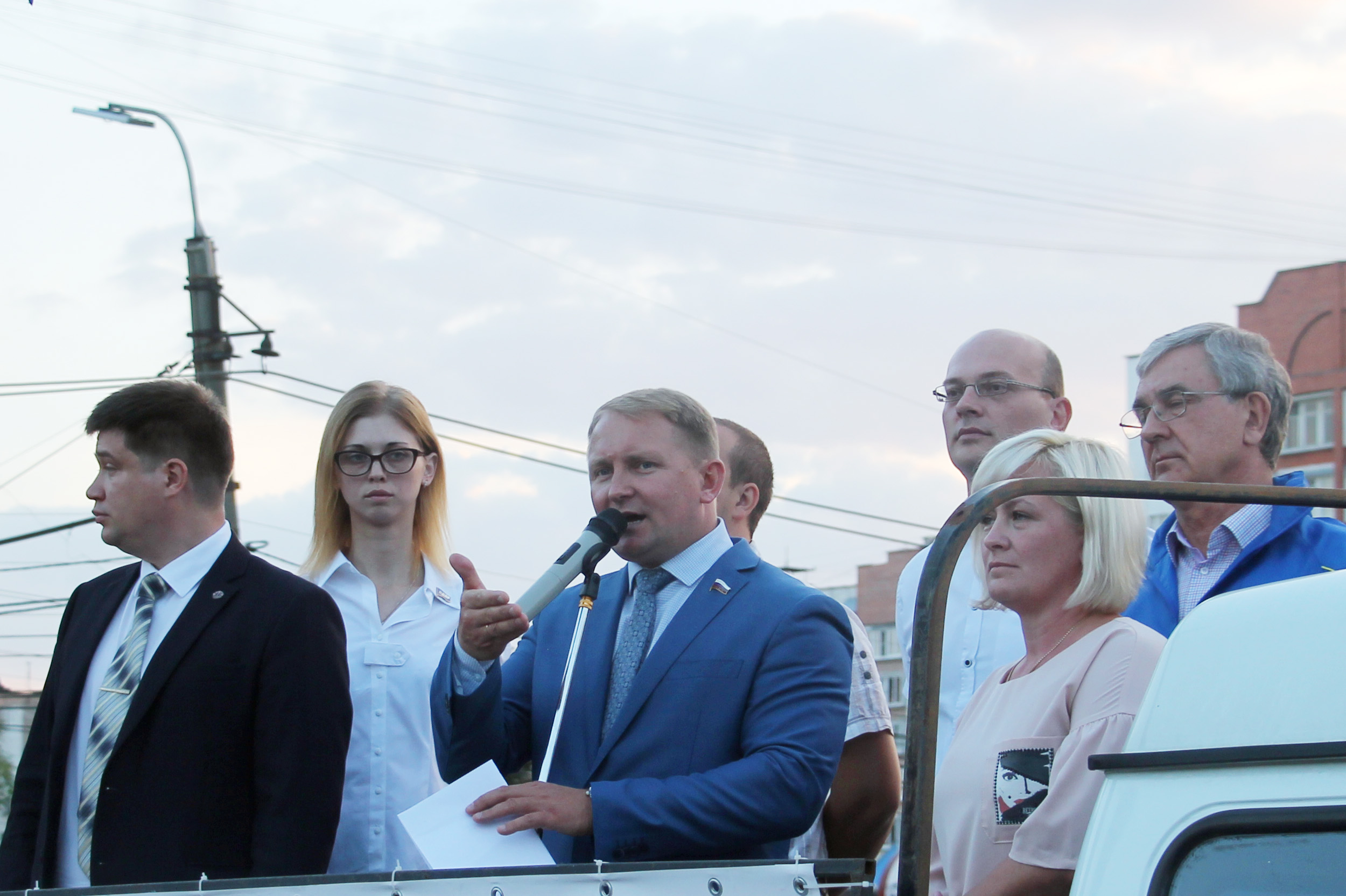 Встреча депутата Государственной Думы Александра Шерина с избирателями Московского района Рязани
