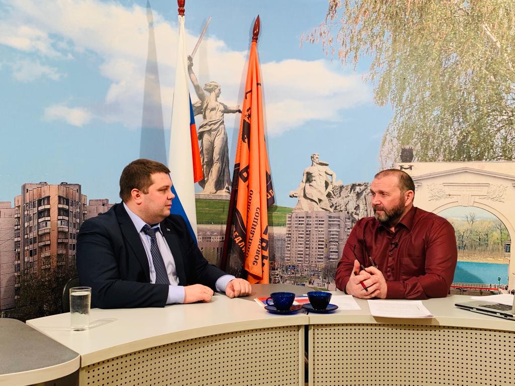 Сергей Попов принял участие в записи программы "Горожане хотят знать"