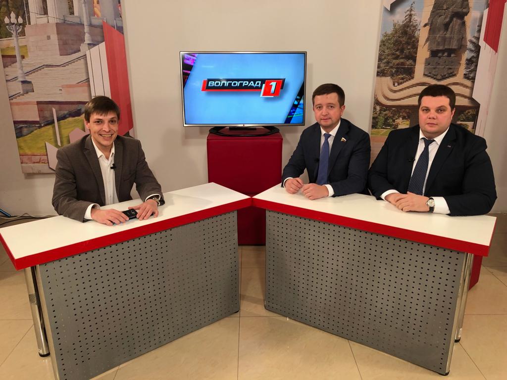 Игорь Торощин и Сергей Попов подвели итоги года в эфире телеканала «Волгоград-1»